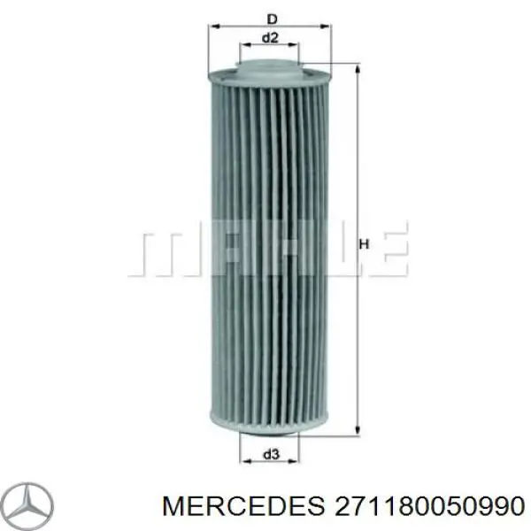 271180050990 Mercedes filtro de aceite