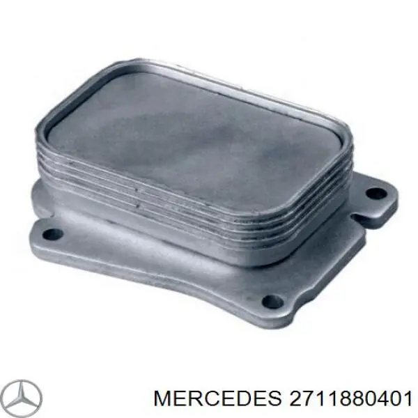 2711880401 Mercedes radiador de aceite