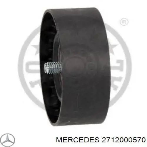 2712000570 Mercedes polea inversión / guía, correa poli v