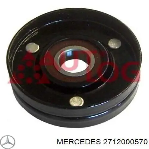 Polea inversión/guía, correa auxiliar servicios Mercedes 2712000570 precio, desde 19,92 EUR