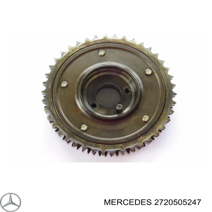 Rueda dentada del árbol de levas de admisión izquierda Mercedes 2720505247