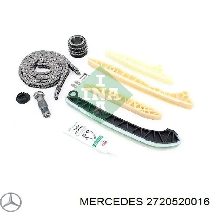 Carril de deslizamiento, cadena de distribución izquierdo Mercedes Vito (639)