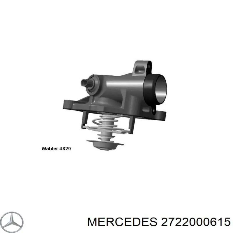 2722000615 Mercedes termostato, refrigerante