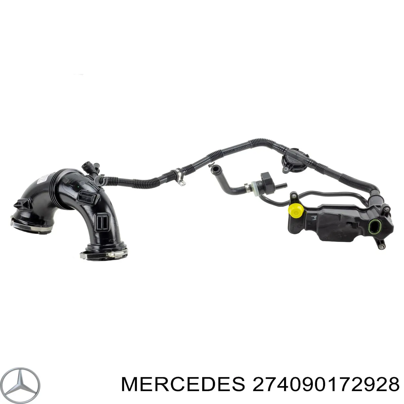 Tubo de admisión de aire al turbocompresor Mercedes 274090172928 precio, desde 156,34 EUR
