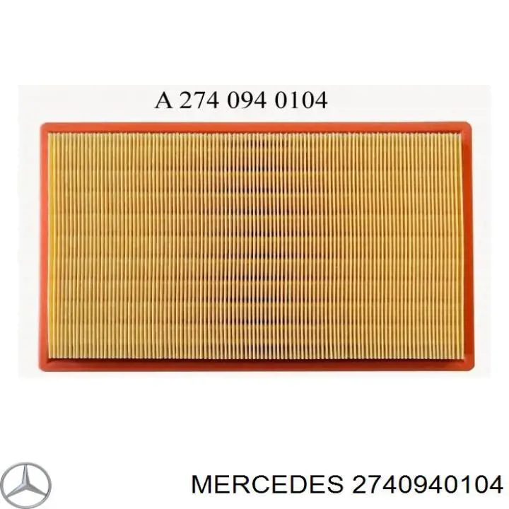 Comprar 2740940104 Mercedes Filtro de aire