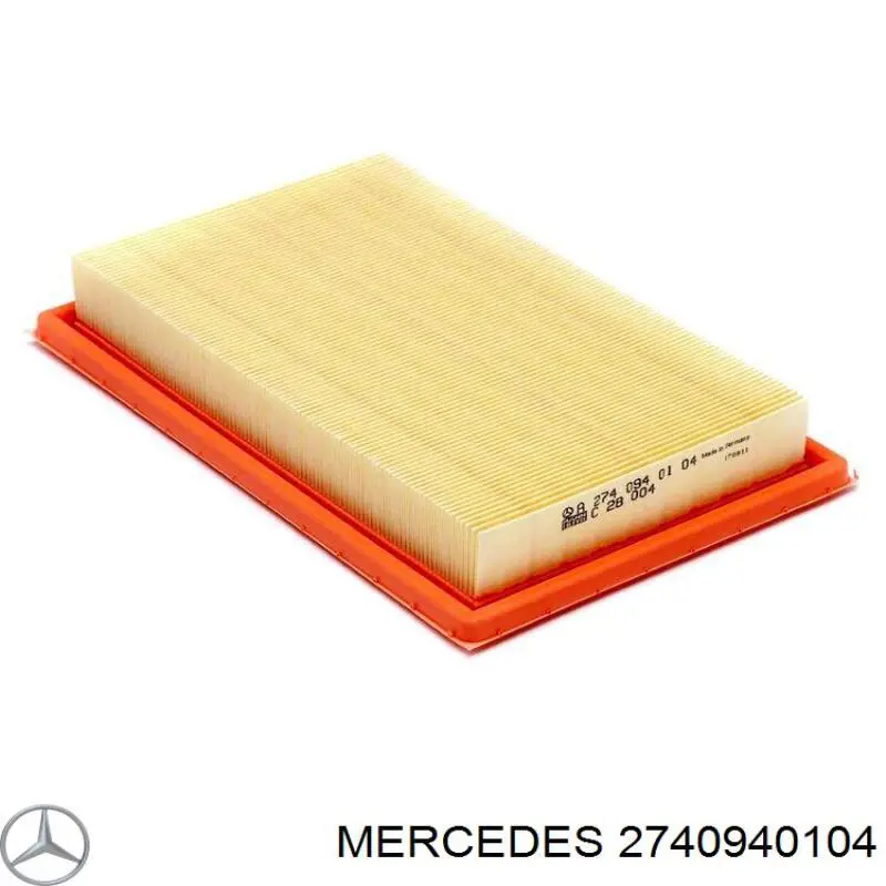 2740940104 Mercedes filtro de aire