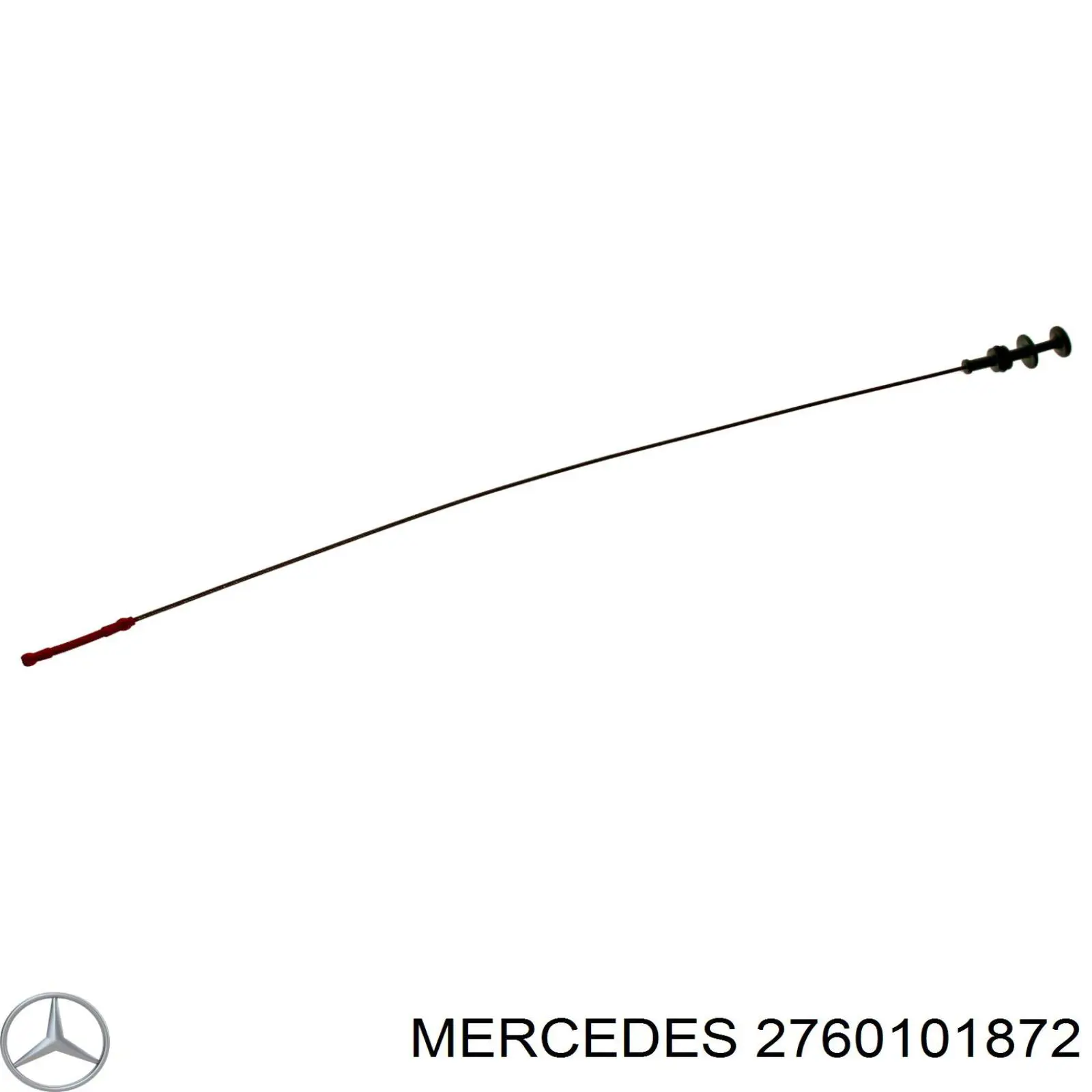 2760101872 Mercedes varilla de nivel de aceite
