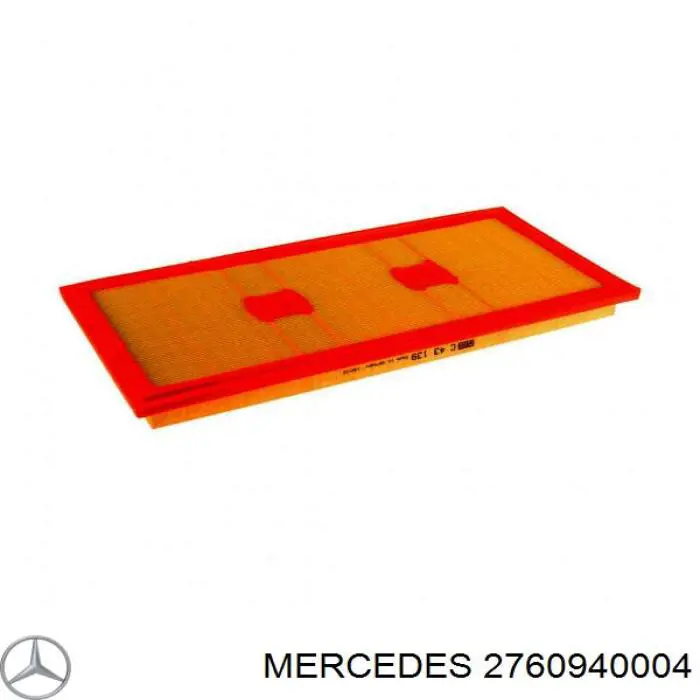 2760940004 Mercedes filtro de aire
