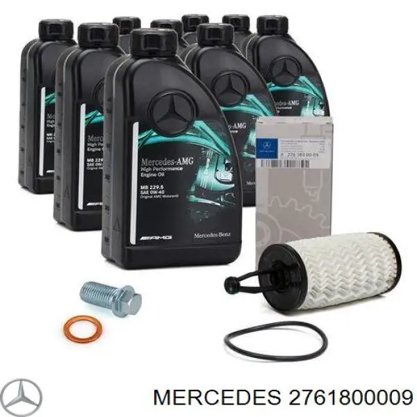 2761800009 Mercedes filtro de aceite