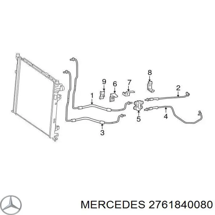  Mercedes A2761840080 precio, desde 7,51 EUR
