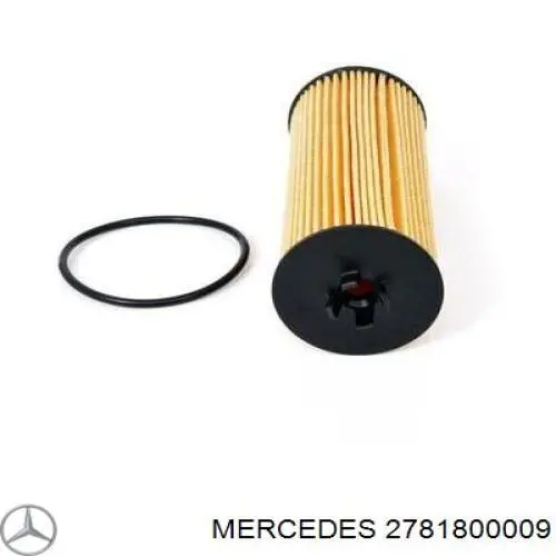 2781800009 Mercedes filtro de aceite