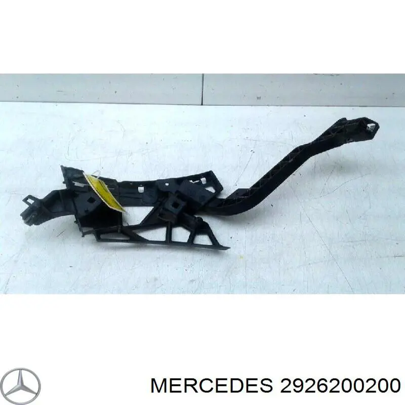 2926200200 Mercedes soporte de radiador derecha (panel de montaje para foco)