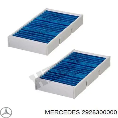 2928300000 Mercedes filtro habitáculo