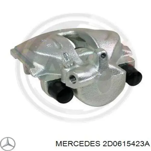 2D0615423A Mercedes pinza de freno trasera izquierda