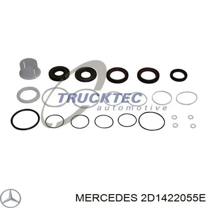 2D1422055E Mercedes cremallera de dirección