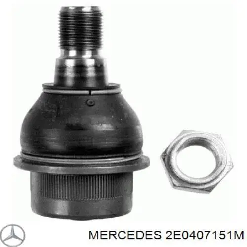 2E0407151M Mercedes barra oscilante, suspensión de ruedas delantera, inferior izquierda