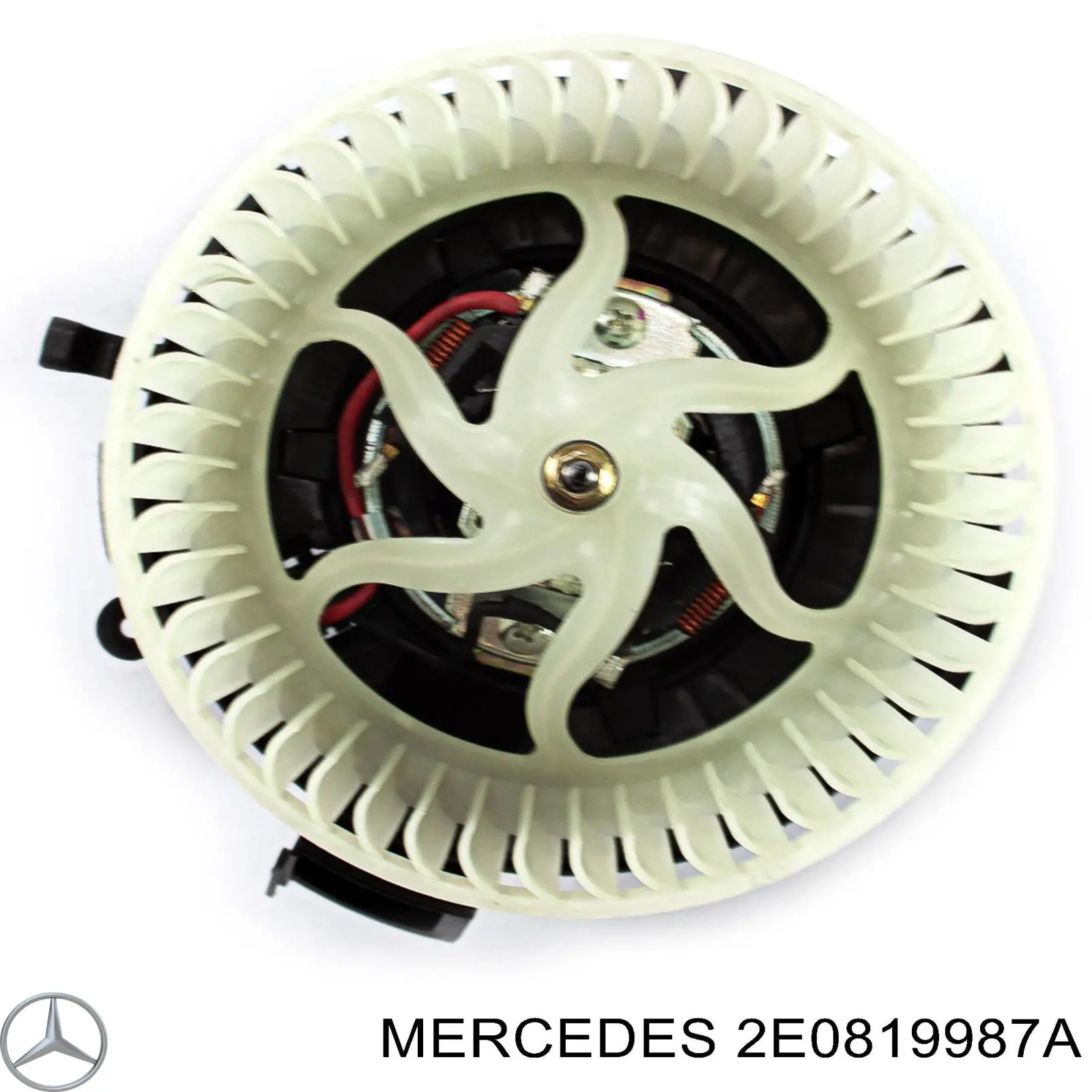 2E0819987A Mercedes motor eléctrico, ventilador habitáculo