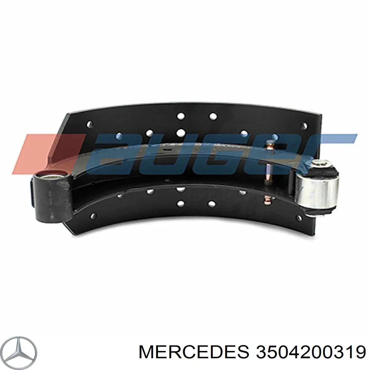 Zapatas de freno de tambor delanteras 3504200319 Mercedes