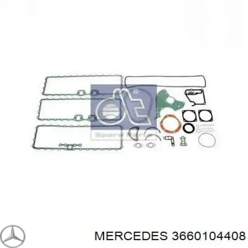 3660104408 Mercedes juego completo de juntas, motor, inferior