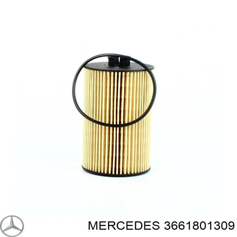 3661801309 Mercedes filtro de aceite