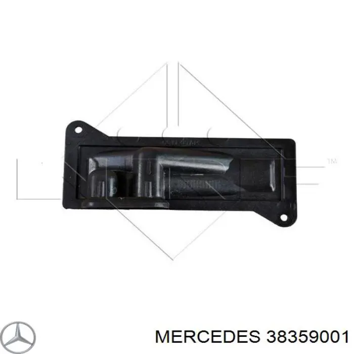 38359001 Mercedes radiador de calefacción trasero