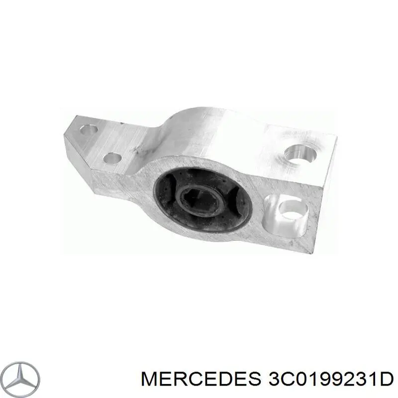 3C0199231D Mercedes silentblock de suspensión delantero inferior
