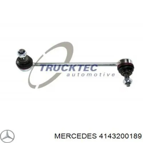 4143200189 Mercedes soporte de barra estabilizadora delantera