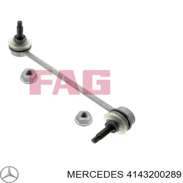 4143200289 Mercedes soporte de barra estabilizadora delantera