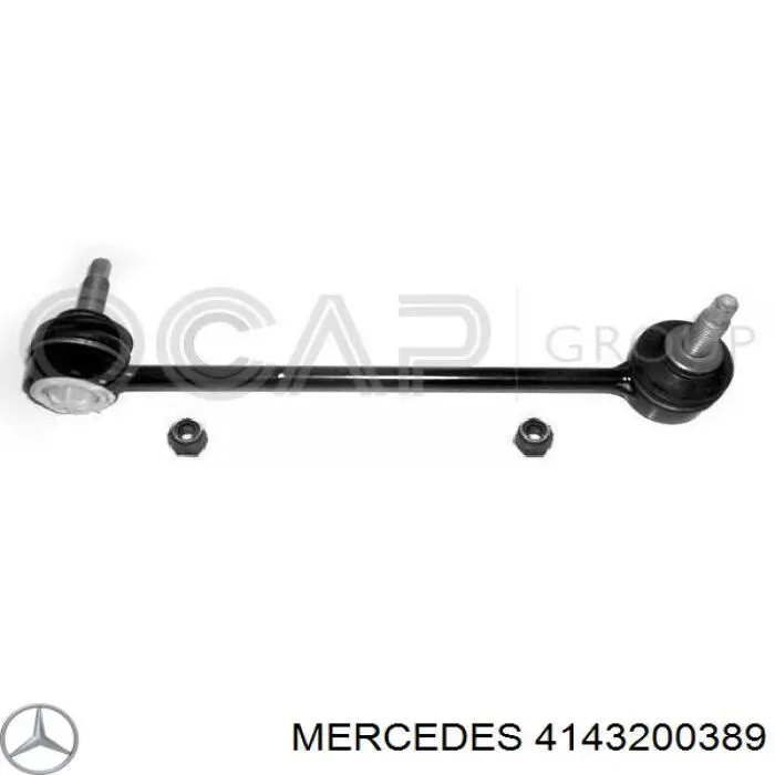 4143200389 Mercedes soporte de barra estabilizadora delantera