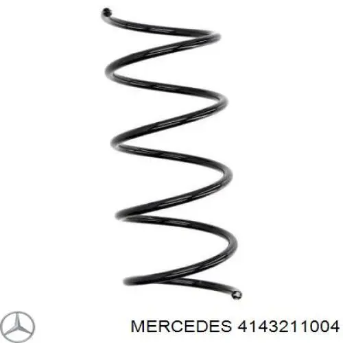 4143211004 Mercedes muelle de suspensión eje delantero