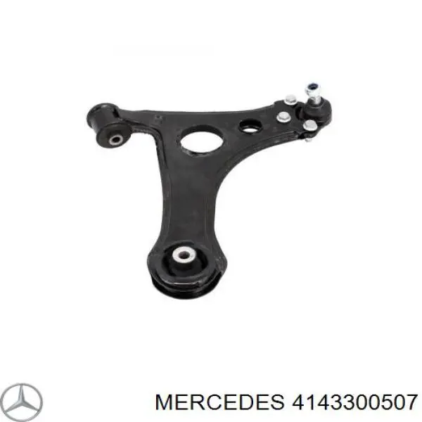 4143300507 Mercedes barra oscilante, suspensión de ruedas delantera, inferior izquierda