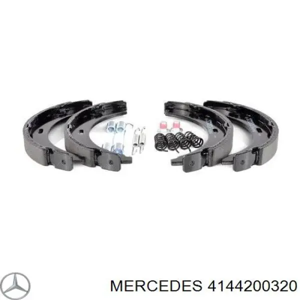 Juego de zapatas de frenos, freno de estacionamiento Mercedes E C124