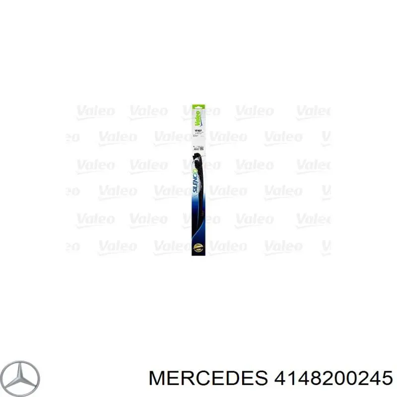 4148200245 Mercedes juego de limpiaparabrisas de luna delantera, 2 piezas