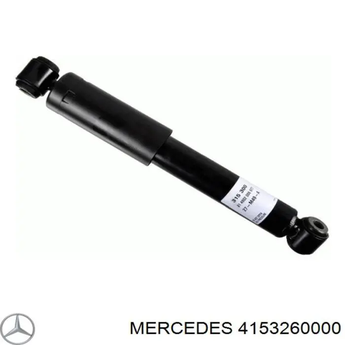 4153260000 Mercedes amortiguador trasero