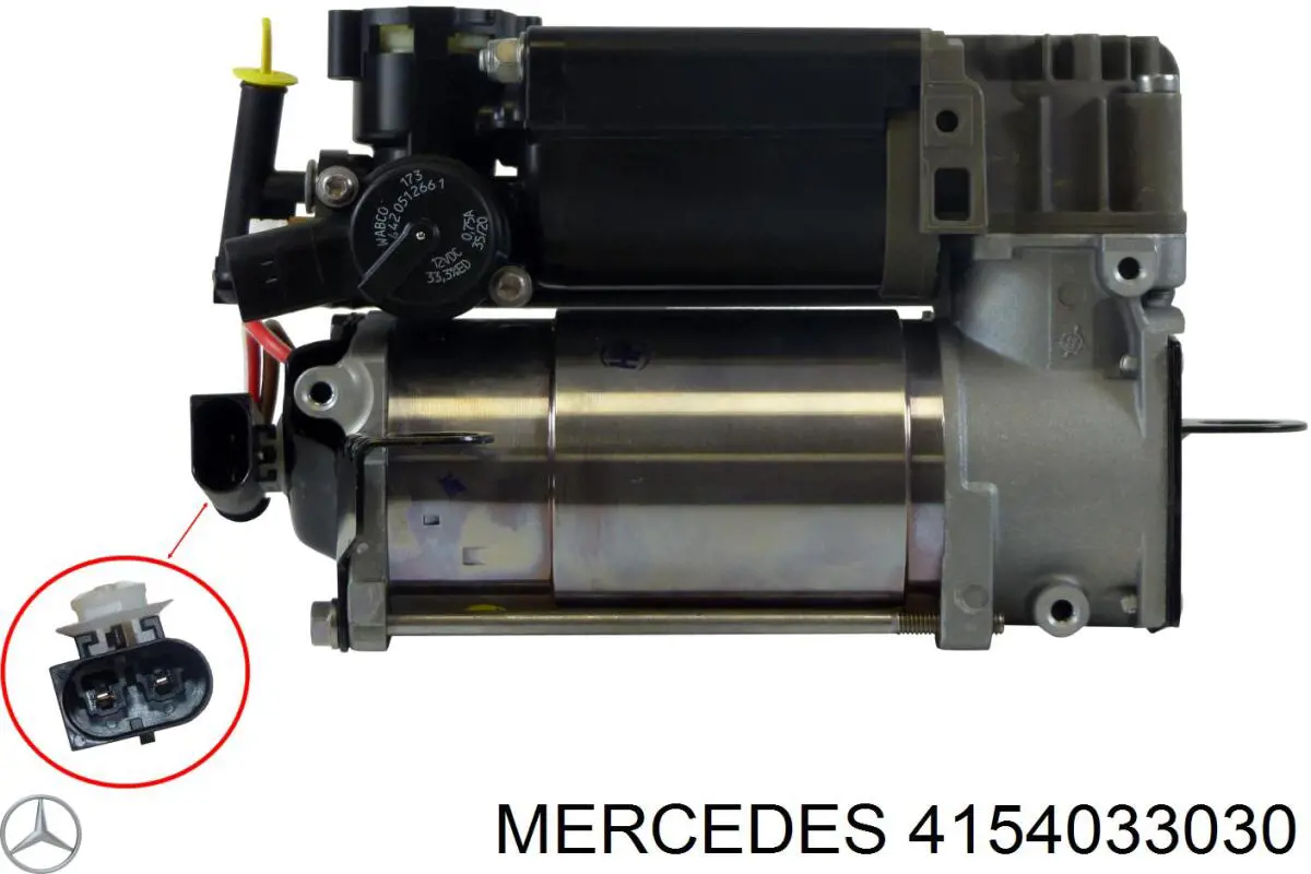 4154033030 Mercedes bomba de compresor de suspensión neumática