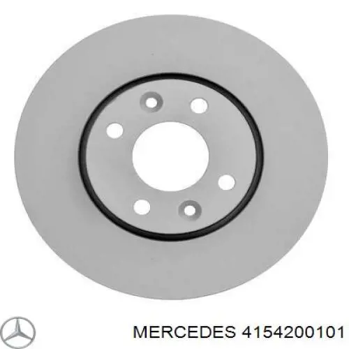 4154200101 Mercedes disco de freno delantero