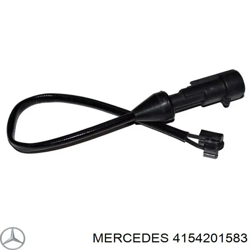 4154201583 Mercedes pinza de freno trasero derecho