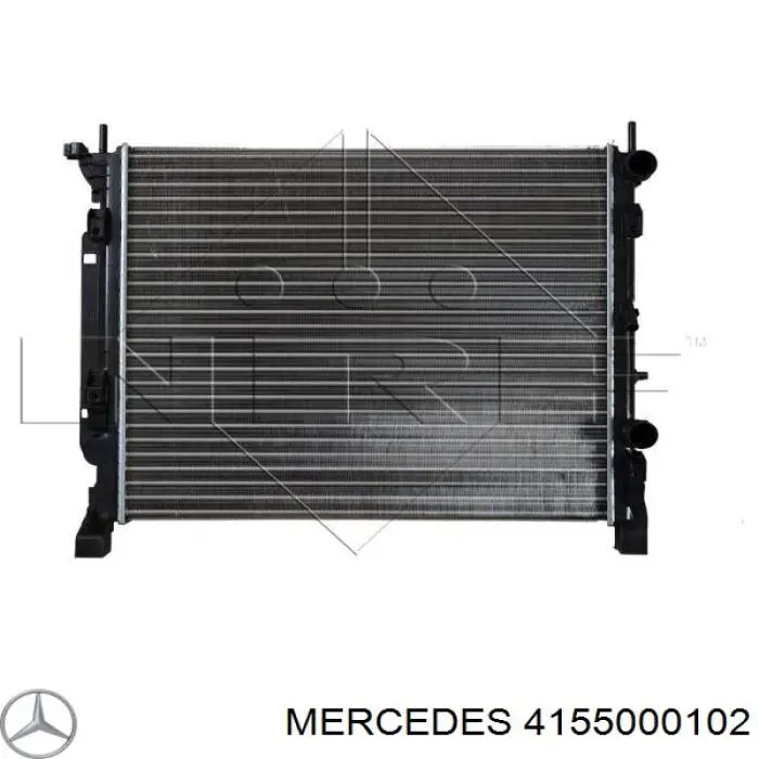 4155000102 Mercedes radiador refrigeración del motor