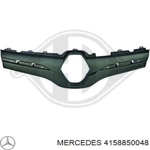 4158850048 Mercedes soporte de radiador completo