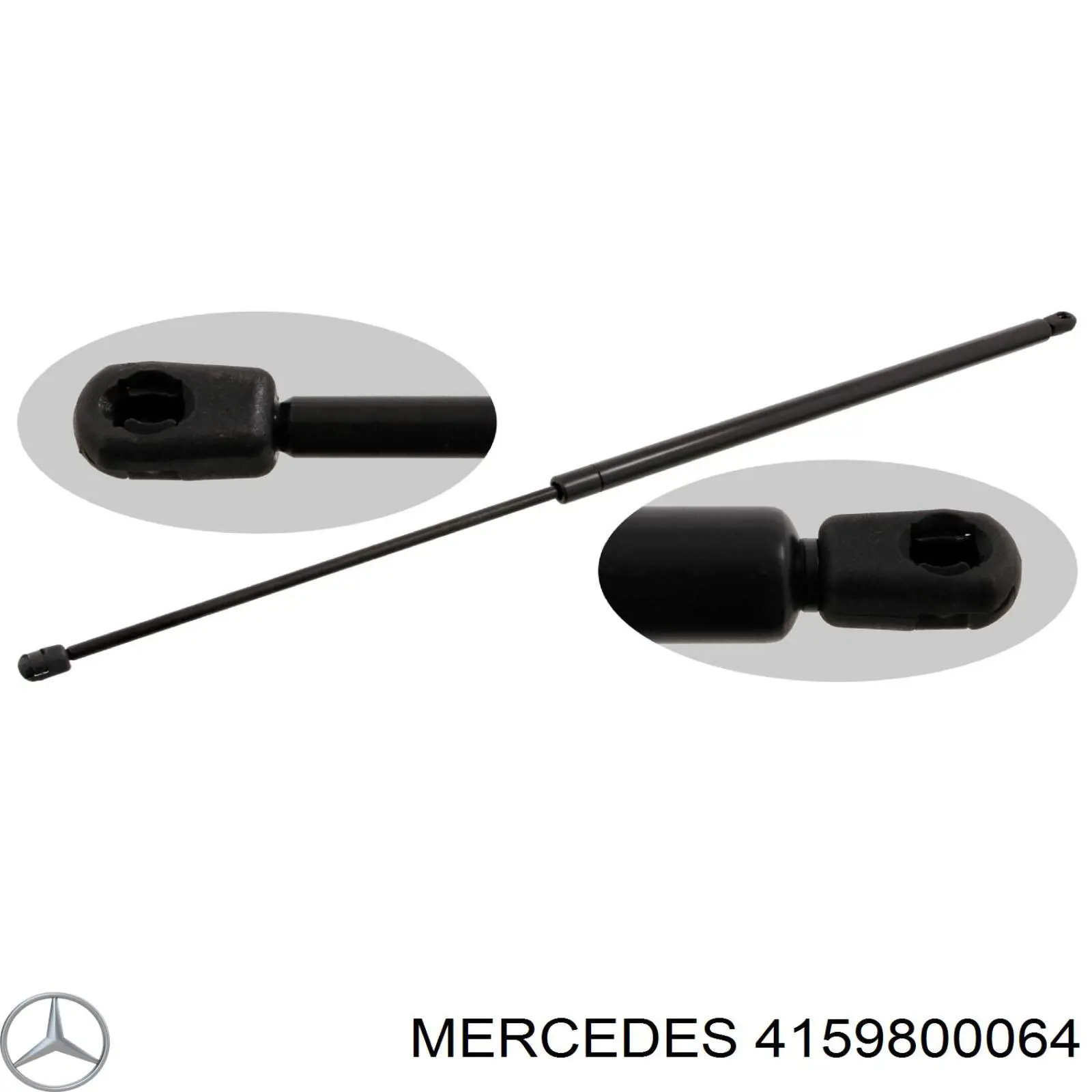 Amortiguador de maletero Mercedes 4159800064 precio, desde 12,22 EUR