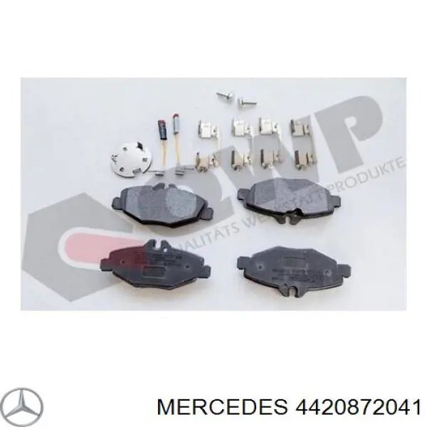 4420872041 Mercedes pastillas de freno delanteras