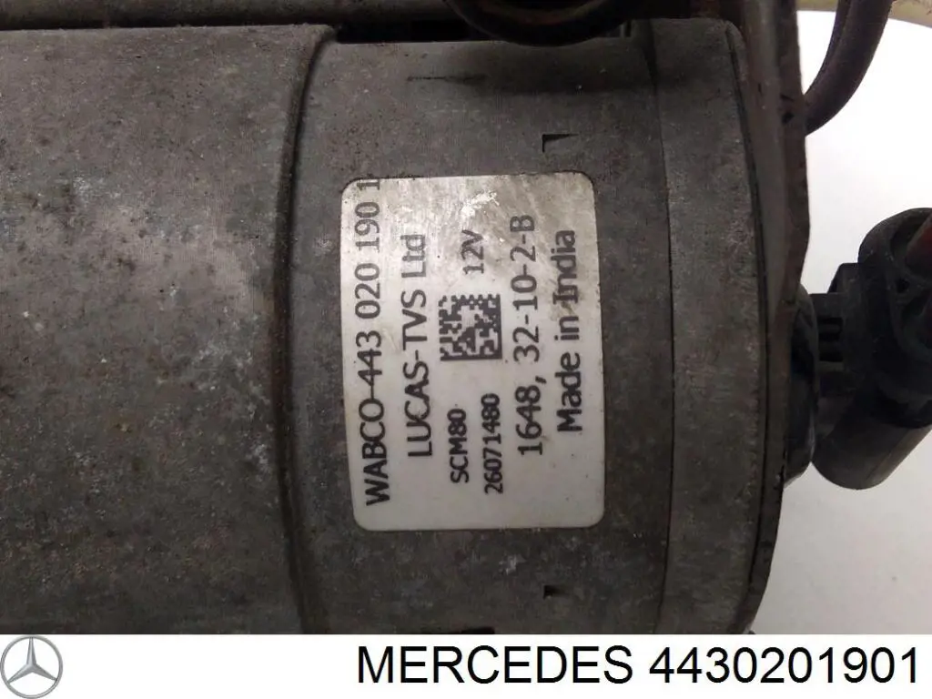 4430201901 Mercedes bomba de compresor de suspensión neumática