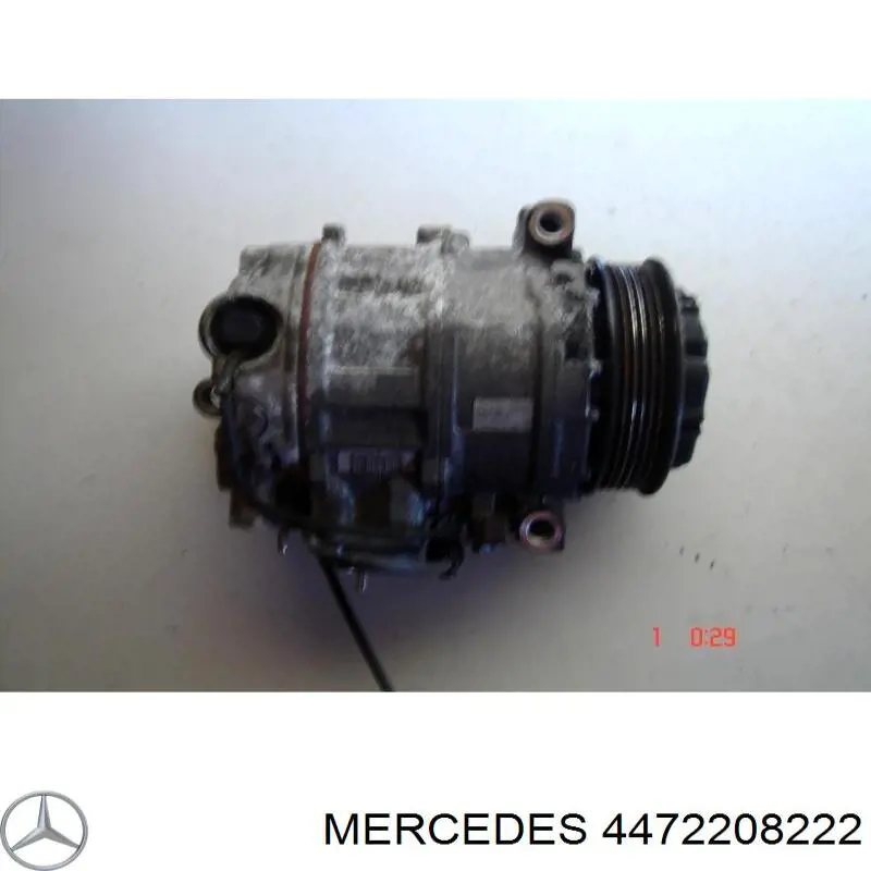 4472208222 Mercedes compresor de aire acondicionado