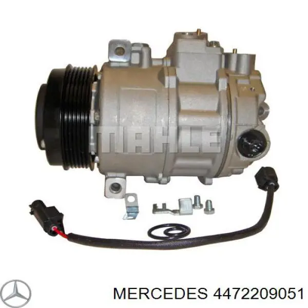 Compresor de aire acondicionado 4472209051 Mercedes