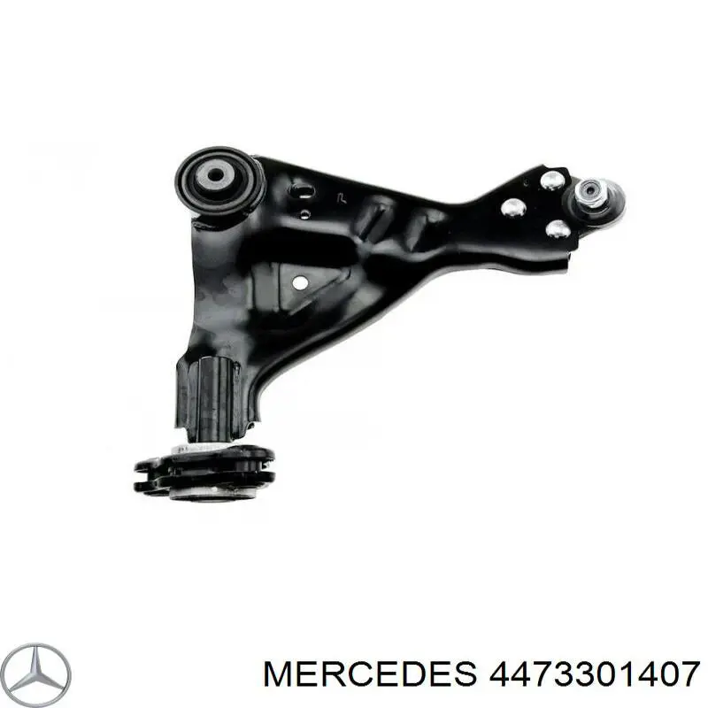 4473301407 Mercedes barra oscilante, suspensión de ruedas delantera, inferior izquierda