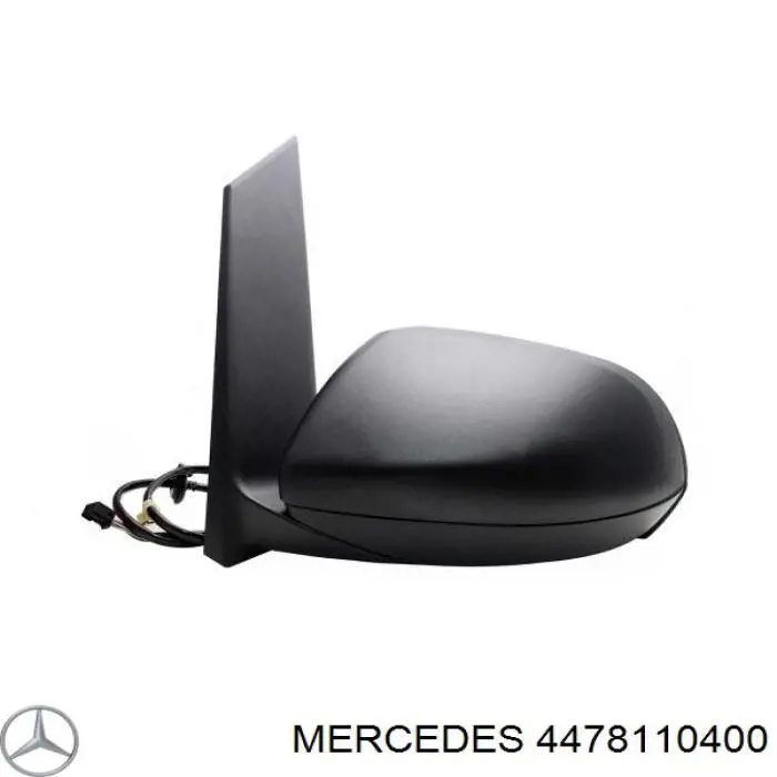 4478110400 Mercedes cubierta, retrovisor exterior izquierdo