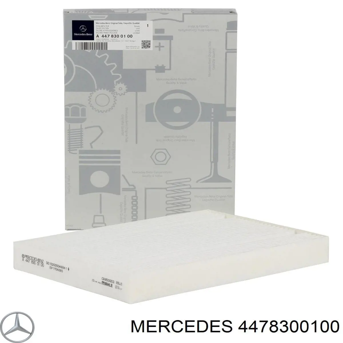 4478300100 Mercedes filtro habitáculo