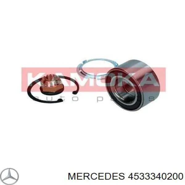 4533340200 Mercedes cojinete de rueda delantero