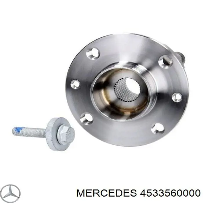 4533560000 Mercedes cubo de rueda trasero
