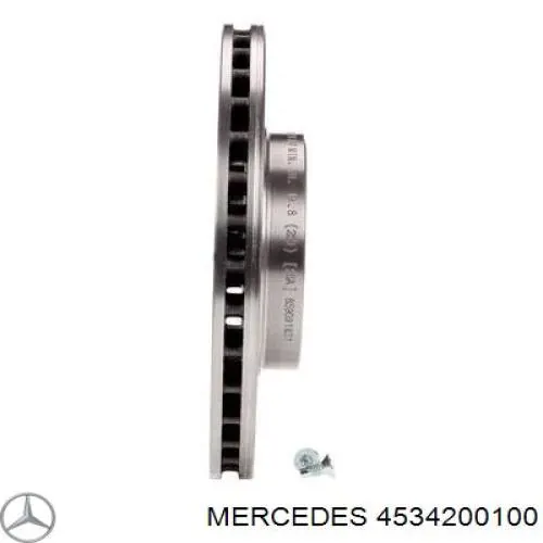 4534200100 Mercedes freno de disco delantero